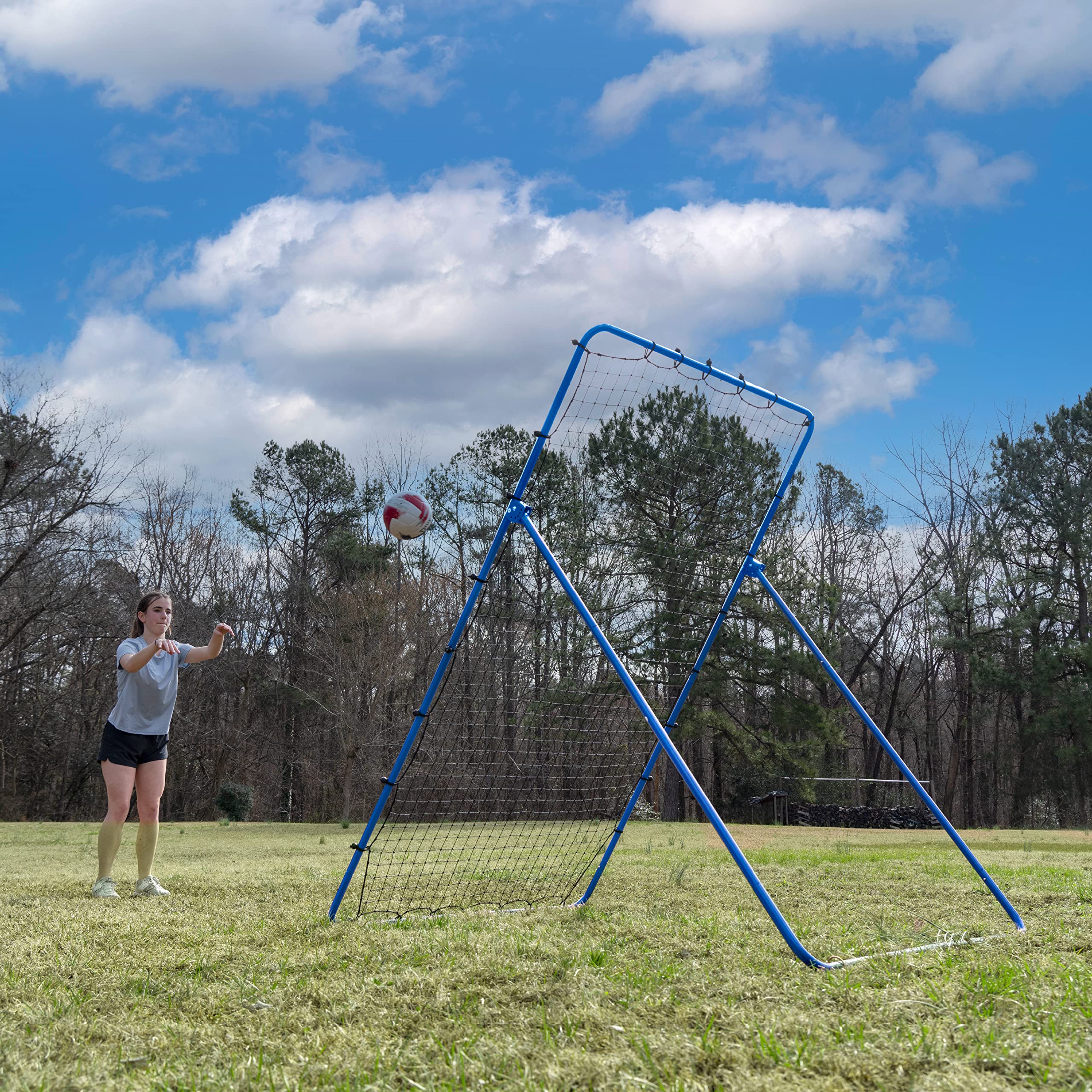 Factory Price 4*7ft Volleyball Rebounder Net Adjustable Angles Custom Color Custom Design