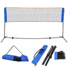 Competition multi sport adjustable height portable badminton net with fast assembly