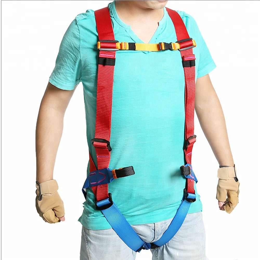EN361 EN358 EN813 Standard High Quality Polyester Full Body Safety Harness Belt with Cheap Price 