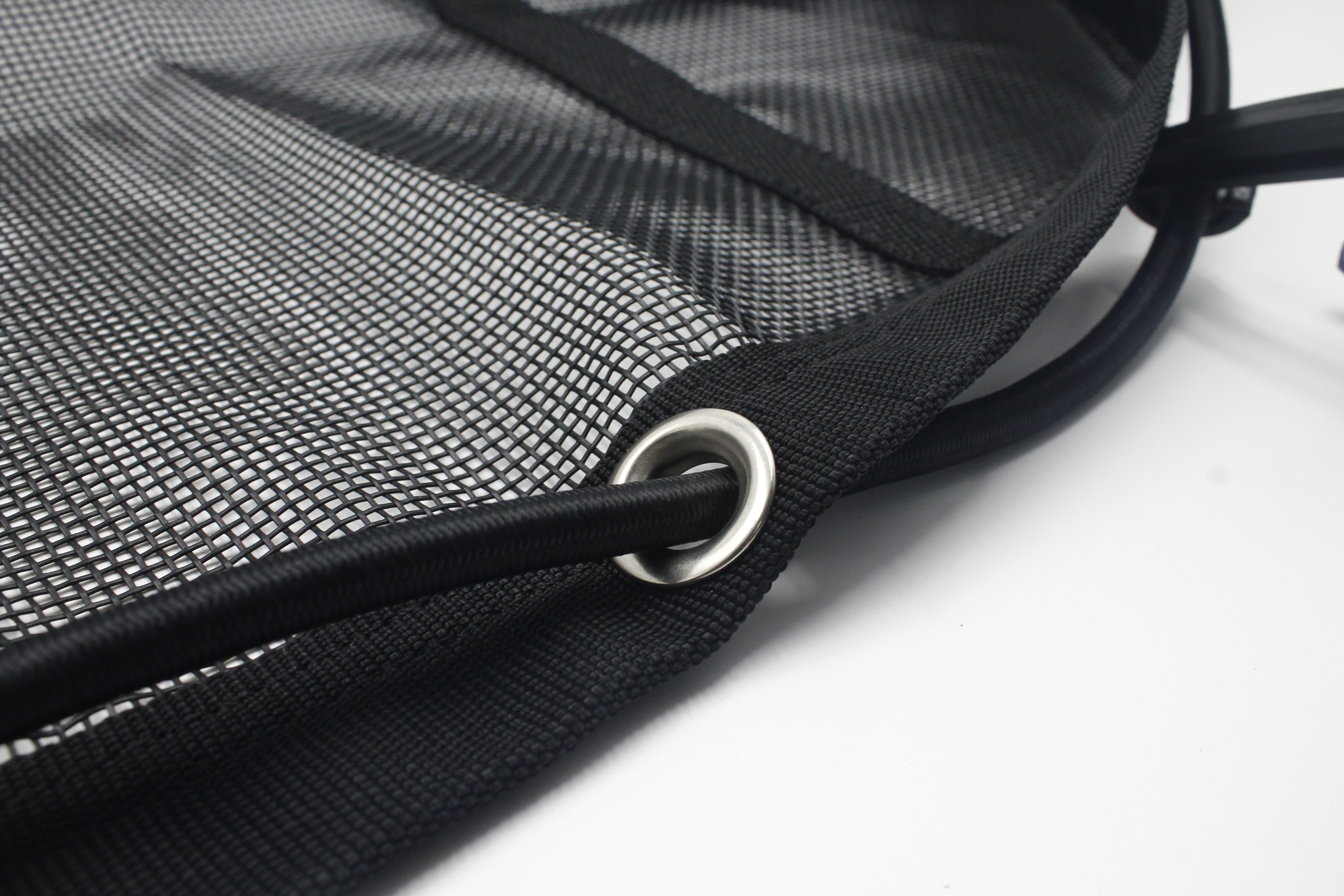 Heavy Duty PVC Mesh Cargo Net For Pickup Truck Or Trailer With Straps, Hook or Cam Buckle