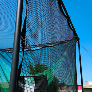 Custom Backstop Net with Webbing Border for Indoor or Outdoor Sports Activities
