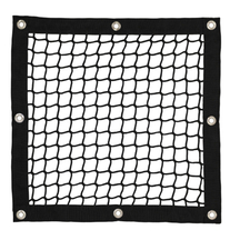 Custom Backstop Net with Webbing Border for Indoor or Outdoor Sports Activities