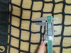 Football Backstop Net Barrier Net With Webbing Sleeve Black Color