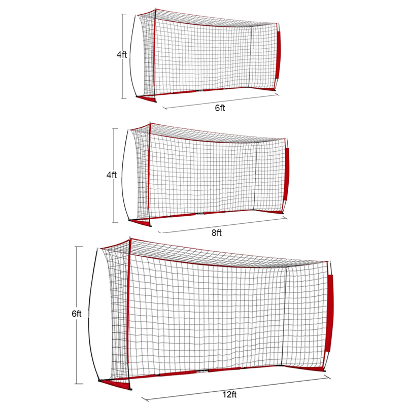 Portable Quick Setup Square Soccer Goal Backyard for Soccer Players