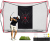 10FT X 7FT Portable Golf Practice Hitting Net with Target 