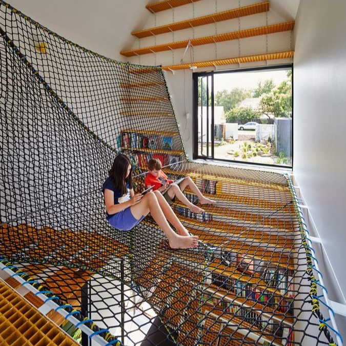 Blacony Safety Net Hammock Net Loft Net High Working Load DIY Net for Deck