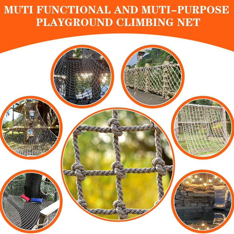 Heavy Duty Rope Climbing Net for Kids & Adult Indoor or Outdoor Activities