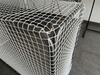 Custom Size High Grade Polyester White Hockey Nets 1.5x1.5 Inch Mesh Size 3mm Diameter With Ropes Sport Net TUV Certificate Approved
