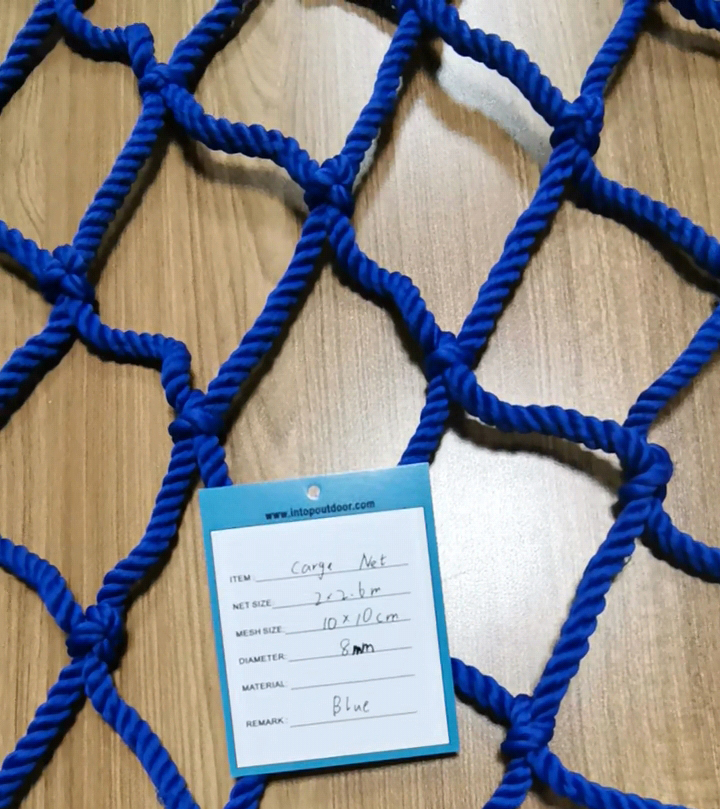 Pallet Rack Net Knotted Safety Net For Supermarket Prevent Items From Falling Down PE Materials