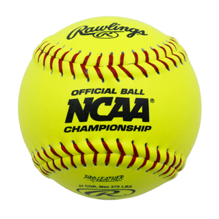 Leather Cover Game Grade Fastpitch Softball PU Core Center .47 Core 375 LBS Compression