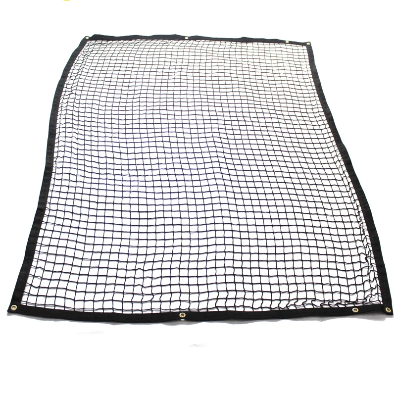 Custom Backstop Net with Webbing Border for Indoor or Outdoor Sports Activities