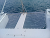 Heavy Duty Boat Lifeline Anti-Protection Safety Net Cruise Catamaran Trampoline Net Multihull Nets Trimarans Net White Color With Edge Treatment
