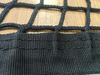 Football Backstop Net Barrier Net With Webbing Sleeve Black Color