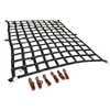 Strong Webbing Cargo Net Climbing Net Mesh Size 10cm or 15cm or 25cm or 30cm With Eyelets And Rachets