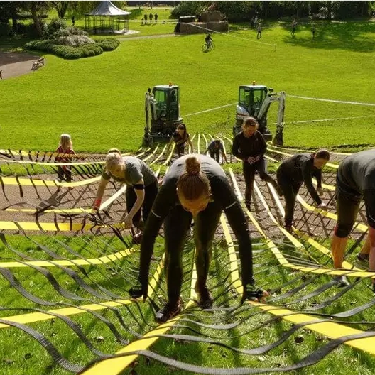 Custom Outdoor UV Resistance Webbing Climbing Cargo Net