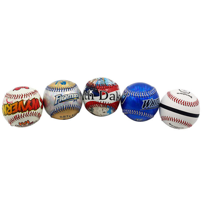 Custom Designed Gift Baseball with PVC Leather Cover Cork Center