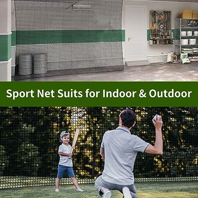 UV Resistance Polyester Material Sports Back Stop Net with Custom Small Mesh Size