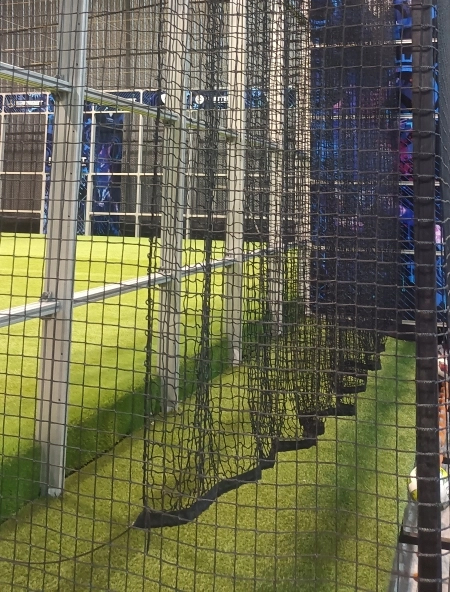 Football Backstop Net Barrier Net With Webbing Sleeve Black Color