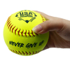 Slow Pitch 52 COR 300 Compression Poly Core Softballs with Flat Seams