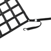 Custom Heavy Duty Black Webbing Cargo Nets for Pickup Trucks with S-Hooks