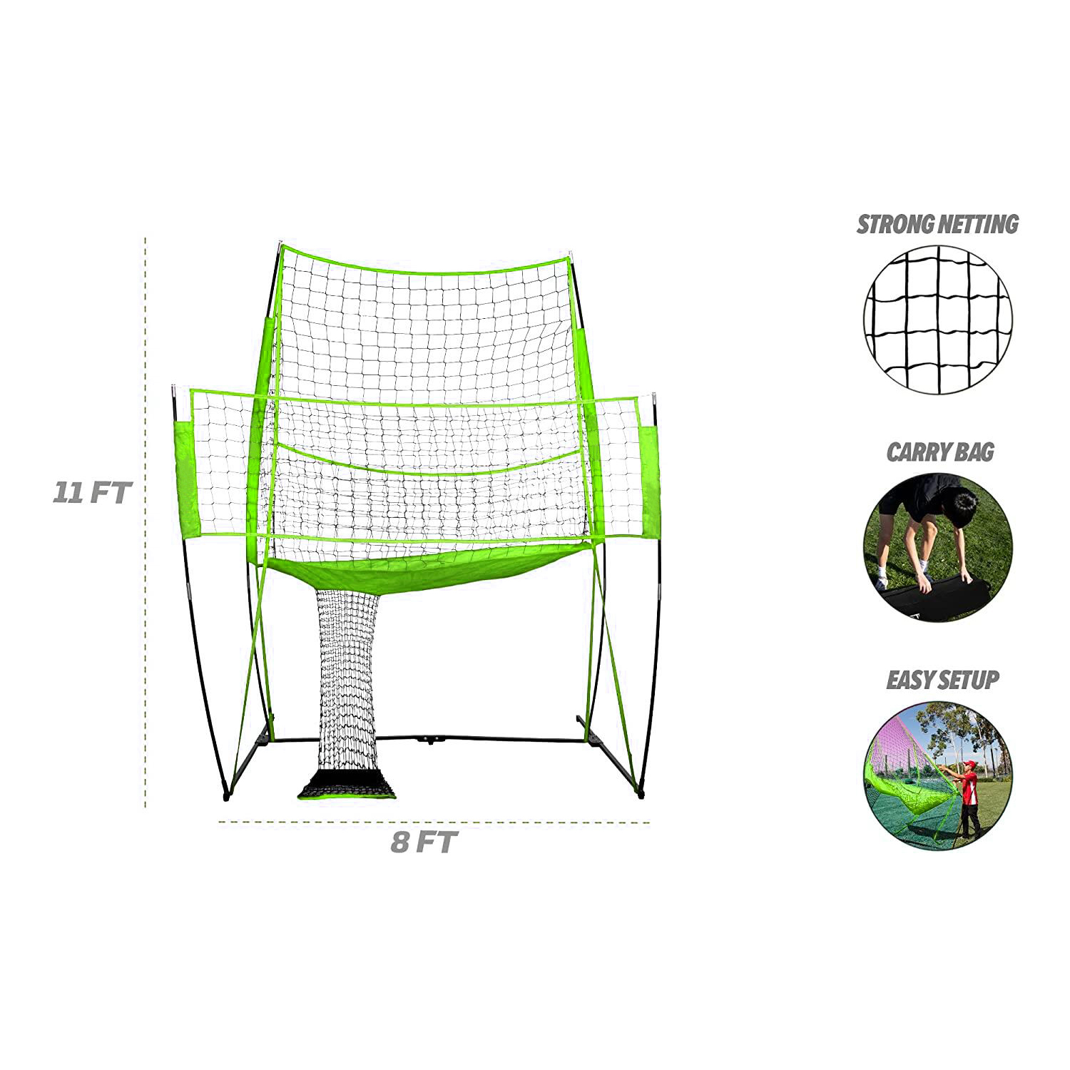 Factory Price Volleyball Net 11*8ft Adjustable Height Volleyball Station Net