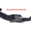 Upgrade Car Ceiling Cargo Net Pocket Double-Layer Mesh Car Roof Storage Organizer With Zipzag And Cam Buckle