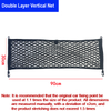 Custom Adjustable Elastic Cargo Net with Exterior Accessories for Secure Storage