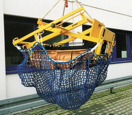 Heavy Duty Lifting Net Loading Capacity 1 Ton Diameter 12mm Used For Crane Hoisting In Construction Field