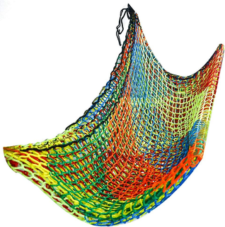 Polyester Knotless Colorful Rainbow Protective Safety Net Or Playground Net for Children 