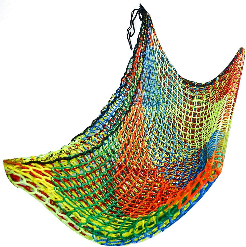 Polyester Knotless Colorful Rainbow Protective Safety Net Or Playground Net for Children 