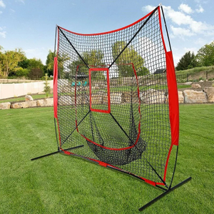 Custom Portable Baseball Training Net with Target