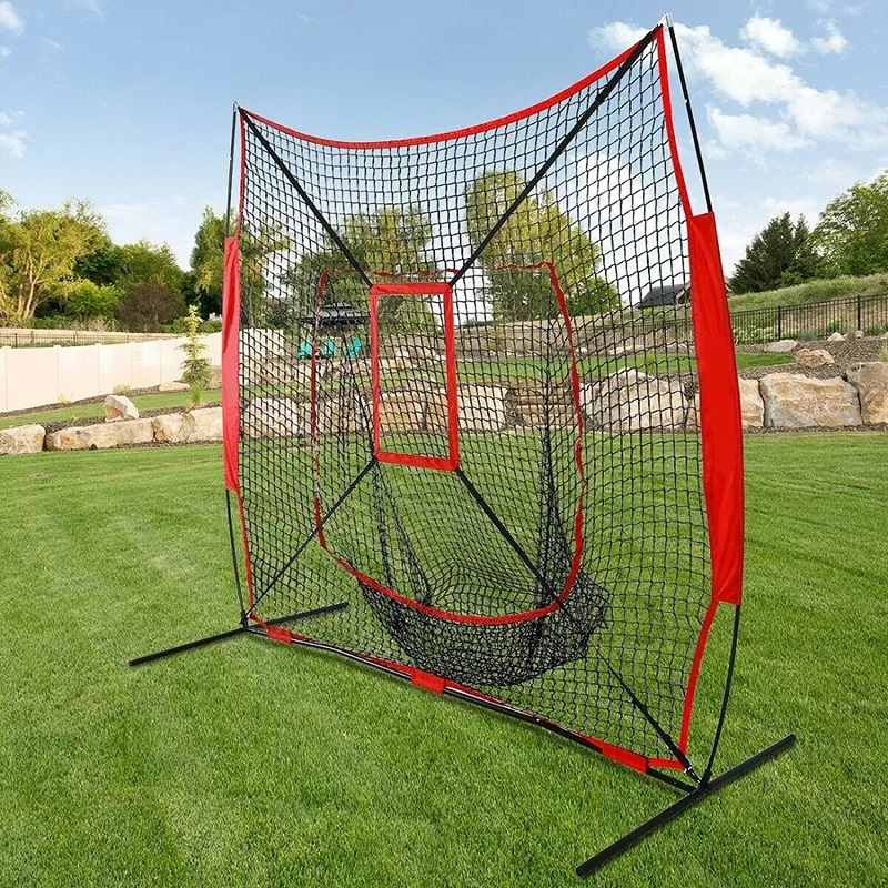 Custom Portable Baseball Training Net with Target