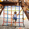 Custom Portable Webbing Climbing Net for Kids Play in Outdoor Ninja Activities